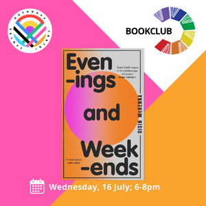JULY BOOK CLUB BOOK GRAPHIC