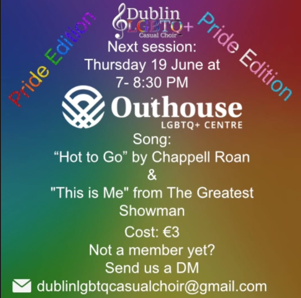 casual choir graphic